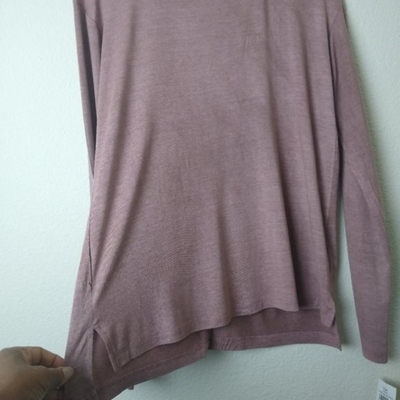 PROJECT SOCIAL Long Sleeve Medium Cut-Out Back Choker Style Pullover Sweater - Picture 6 of 9